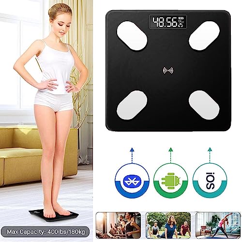 Smart Bathroom Scale with Backlit Display - 180 KG