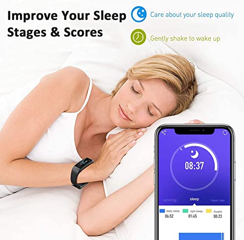 WONSUN Fitness Tracker HR: Heart Rate, Blood Pressure & Sleep Monitoring