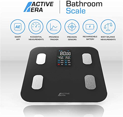 Bluetooth Bathroom Scales - Smart Body Weight Tracker