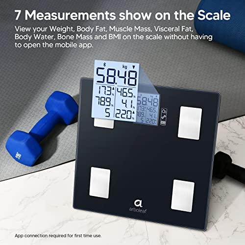 Smart Body Weight Scales with 14 Measurements - 28st/180kg/400lb