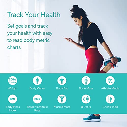 Salter Smart Bathroom Scale - Connects to Phone