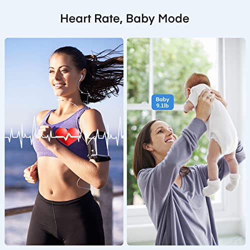 Smart Bluetooth Body Weight Scale - 400 lbs