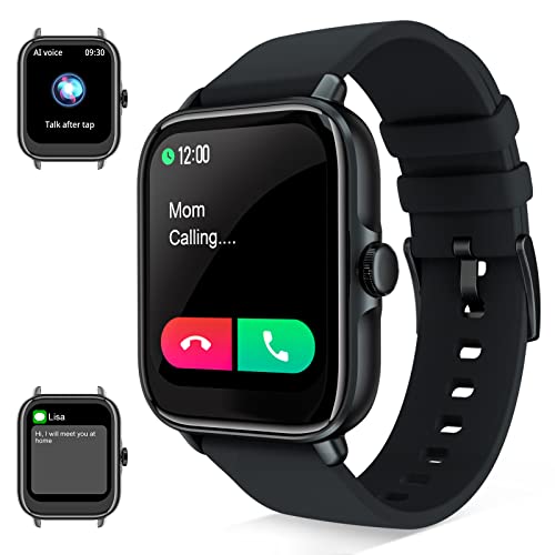 1.7" Touch Screen Smartwatch: Fitness & Health Tracker