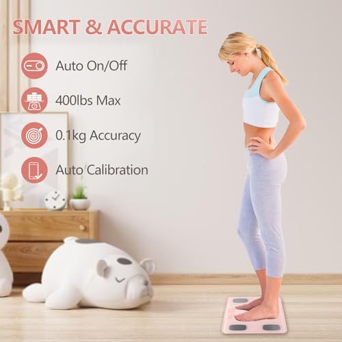 Bluetooth Smart Body Fat Scales for Fitness and Weight Loss