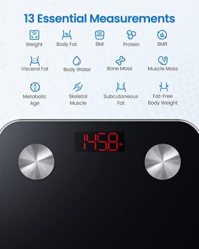 RENPHO Bluetooth Body Weight Scale with Composition Analyzer