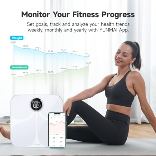 YUNMAI Smart Scale: Bluetooth Body Fat Monitor