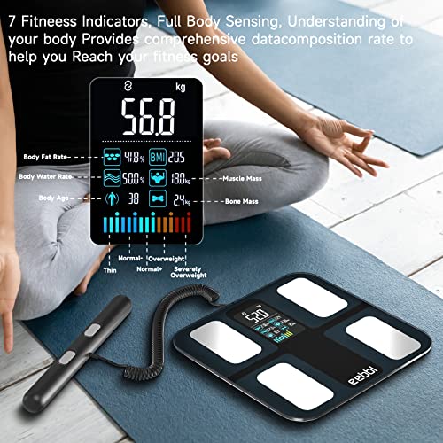 Body Fat Analyzer with Smartphone App, 400 lb