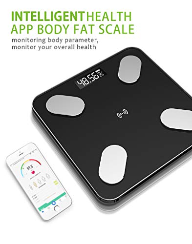 Smart Bathroom Scale with Backlit Display - 180 KG