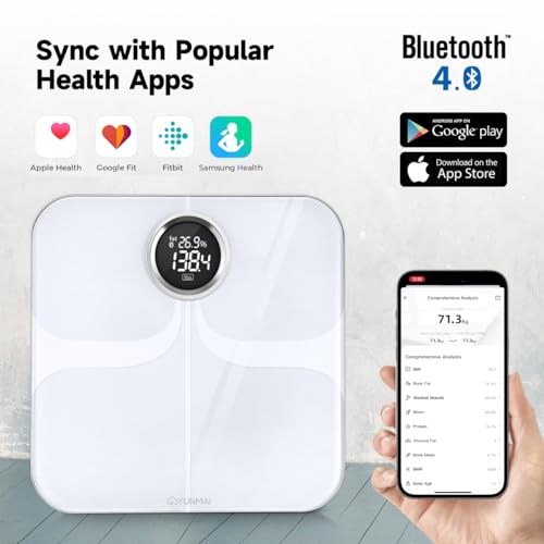 YUNMAI Smart Scale: Bluetooth Body Fat Monitor