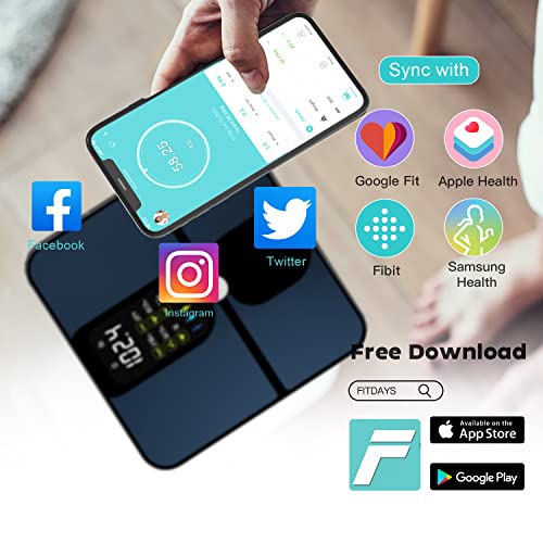 Smart Body Weight Scale with Large VA Screen