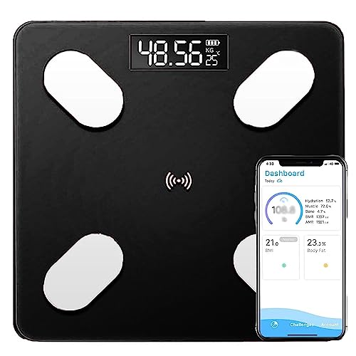 Smart Bathroom Scale with Backlit Display - 180 KG