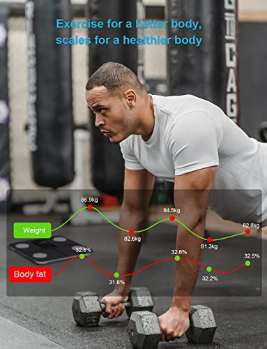 Smart Healthkeep Body Fat Scale - iOS/Android, 400lb/180kg