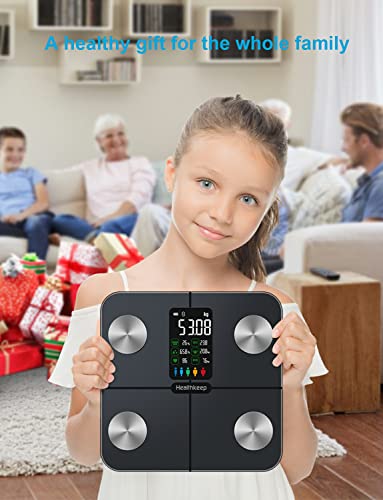 Smart Healthkeep Body Fat Scale - iOS/Android, 400lb/180kg