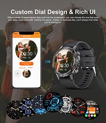 Bluetooth Smartwatch for Android and iOS Phones