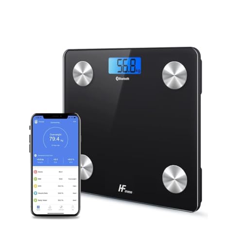 Smart Bluetooth Body Fat Scale with App