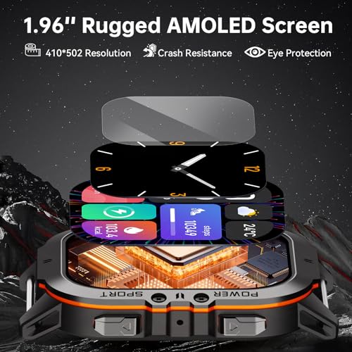OUKITEL BT20 Military Smart Watch - 50M Waterproof