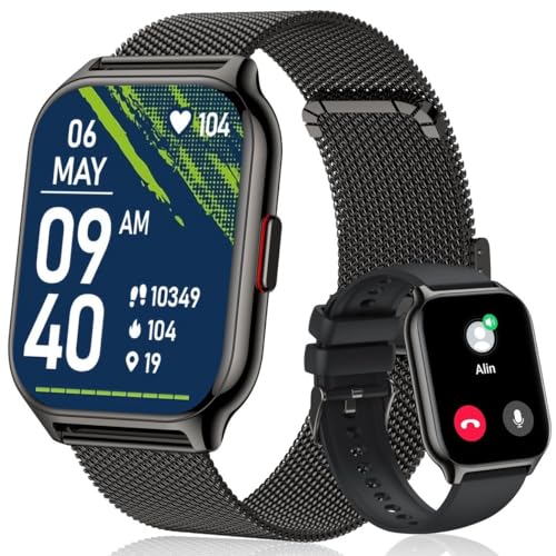 ZOSKVEE Smart Watch: Answer Calls, Fitness Tracker, Waterproof