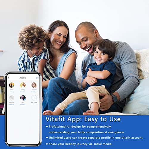 Vitafit Smart Scales for Body Weight and Fat