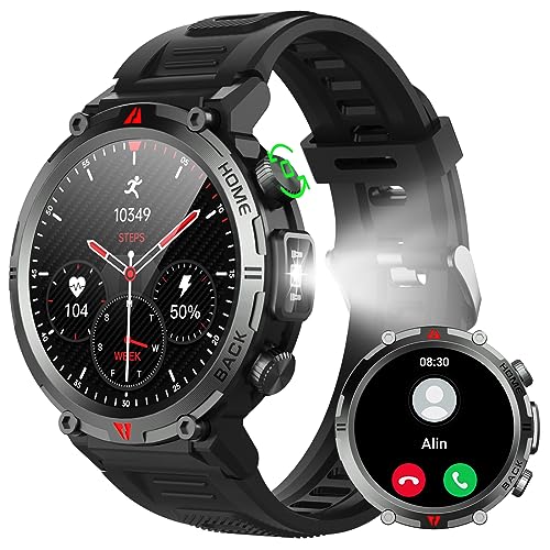 Smartwatch: Call/Answer, 1.45" HD, 110+ Sports Modes