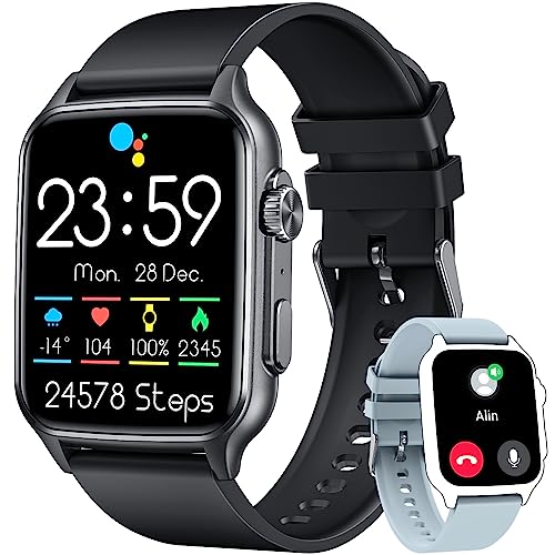 2.0" Touch Screen Smartwatch: Fitness Tracker for Men