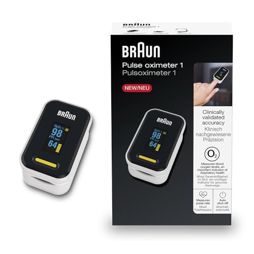 Braun Pulse Oximeter: Accurate Blood Oxygen Heart Monitor