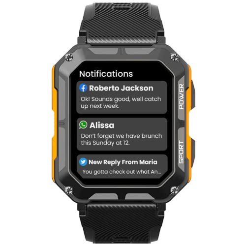WAHK RAHK Men's Indestructible Smart Watch - Black