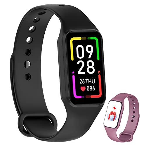 Smart Watch, Fitness Tracker, Heart Rate Monitor - Black