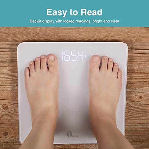 Smart Body Fat Scales with App, White