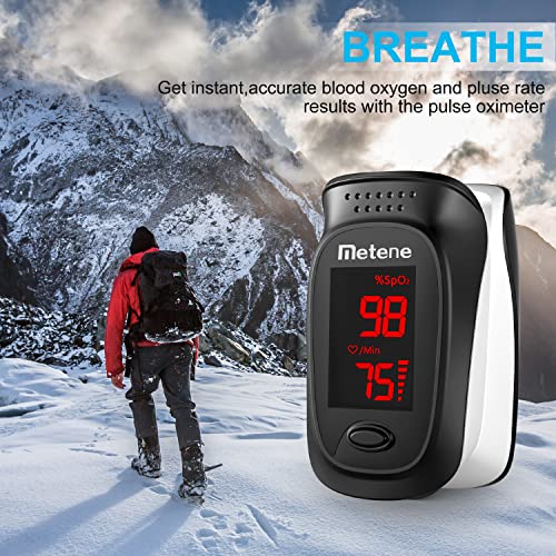 Metene Fingertip Pulse Oximeter with Accessories