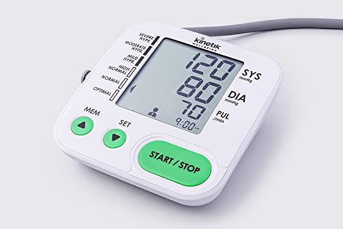 Kinetik Blood Pressure Monitor - Validated, Universal Cuff