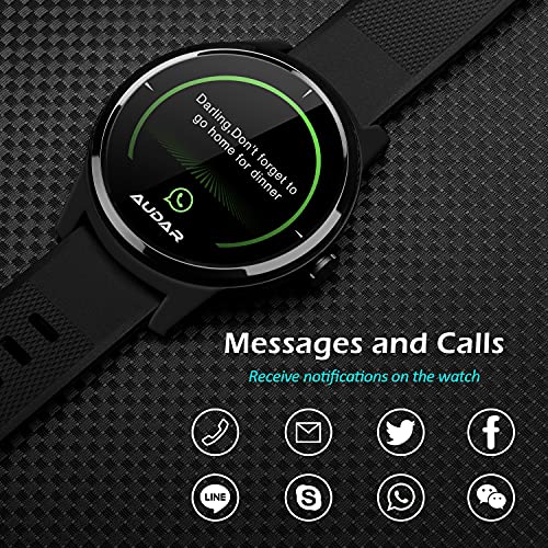 AUDAR E1 - Smart Health Watch for Running, Fitness & Senior Health