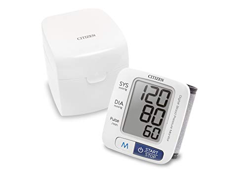 Citizen Digital Wristwatch: Large Display Blood Pressure Monitor