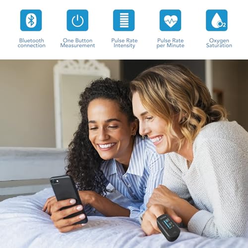 Bluetooth Pulse Oximeter for Portable Fingertip SPO2 Monitoring