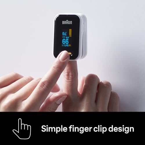Braun Pulse Oximeter: Accurate Blood Oxygen Heart Monitor