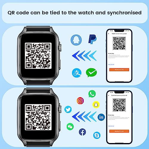 2.0" Touch Screen Smartwatch: Fitness Tracker for Men