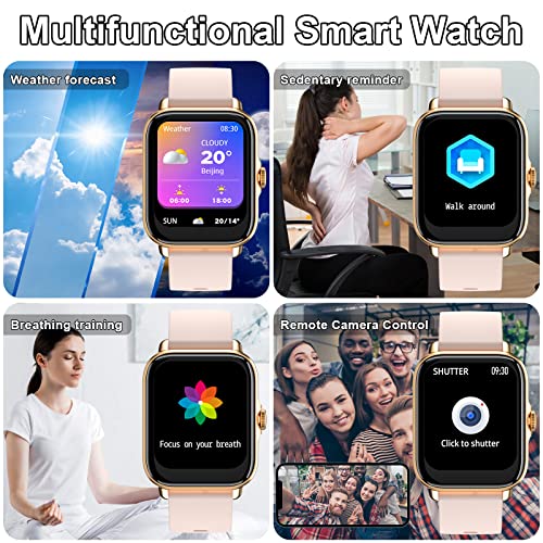 Bluetooth Smartwatch with Call Function, Fitness Tracker