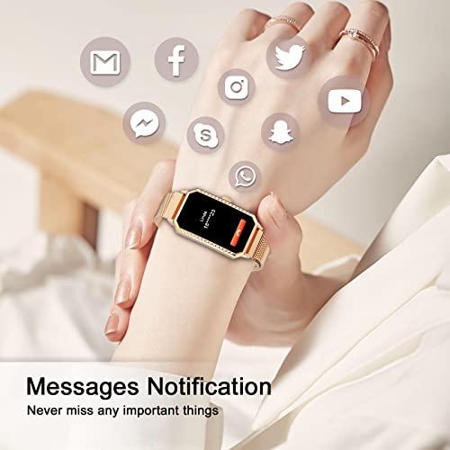 Women's Blackview Smartwatch with Health and Fitness Tracking
