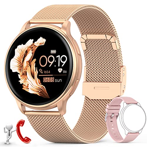 Bluetooth Smartwatch: Calls, Touch Screen, Waterproof - iPhone/Android