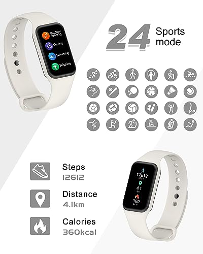 IOWODO R1 Smartwatch: Oximeter, Heart Rate Monitor, IP68
