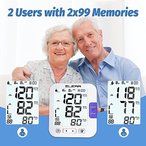 ELERA Large Screen Blood Pressure Monitor