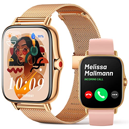 Women's Bluetooth Smart Watch (Answer/Make Call) - 1.69" Full Touch Screen