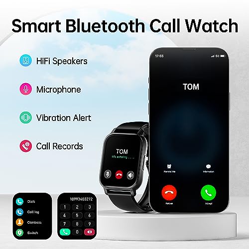 Men's Smartwatch with Call Function, Fitness Tracker