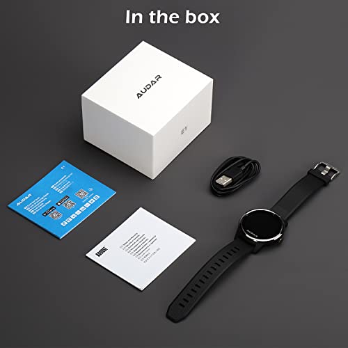AUDAR E1 - Smart Health Watch for Running, Fitness & Senior Health