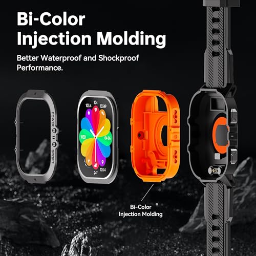 OUKITEL BT20 Military Smart Watch - 50M Waterproof