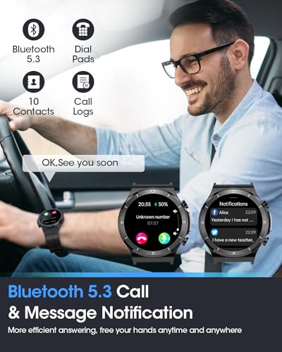 AKUMAKA Smartwatch: ECG, Blood Glucose, Fitness, Waterproof IP68