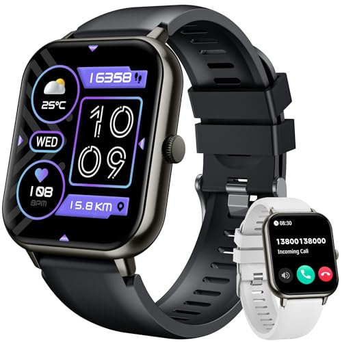 Wireless 1.83" Smartwatch with Heart Rate Monitoring