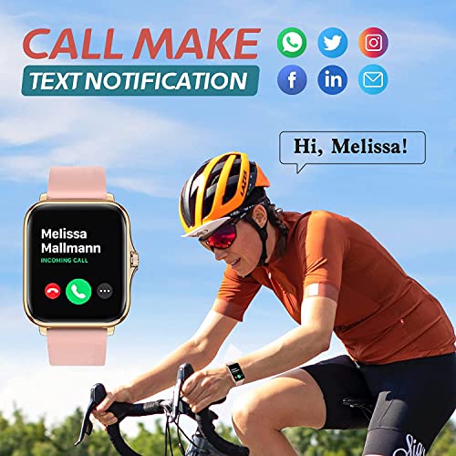 Women's Bluetooth Smart Watch (Answer/Make Call) - 1.69" Full Touch Screen