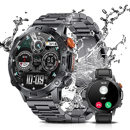 LIGE Smart Watches: 1.43" AMOLED, Bluetooth, Heart Rate