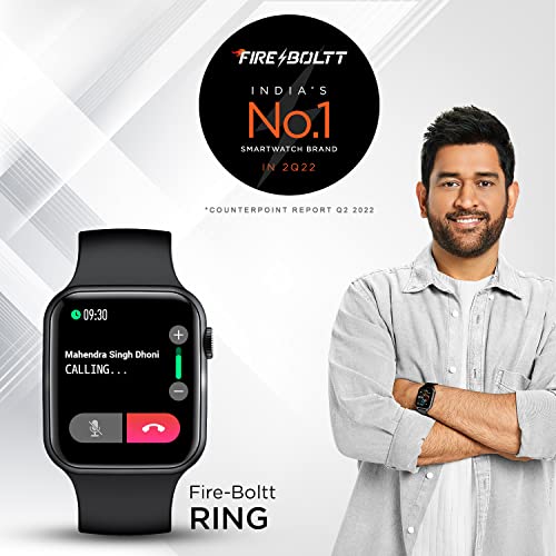 Fire-Boltt Ring Bluetooth Smartwatch with SpO2 & Heart Rate Monitoring