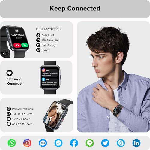 Smart Watch with Alexa, Heart Rate, Sleep Monitor